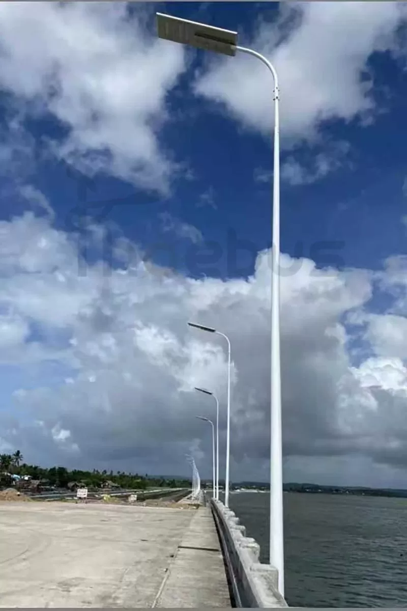 Farolas solares todo en uno en Filipinas