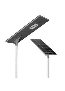 Luz de calle solar todo en uno de limpieza automática