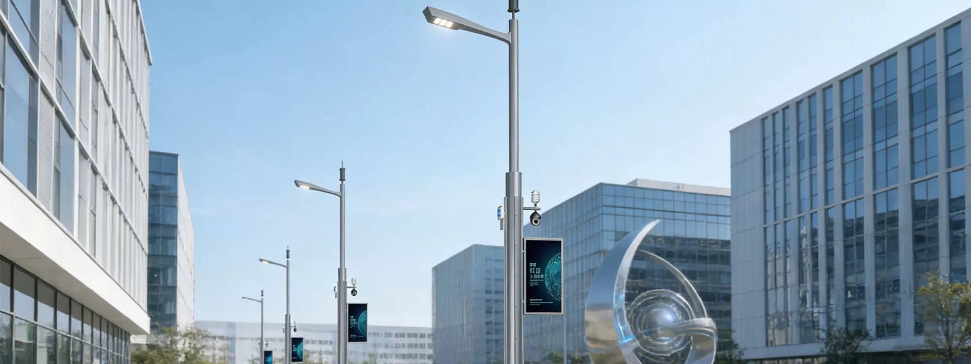 ¿Cómo mantener un poste inteligente con la estación de carga?