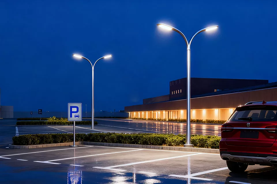 Iluminación de aeropuerto y puerto