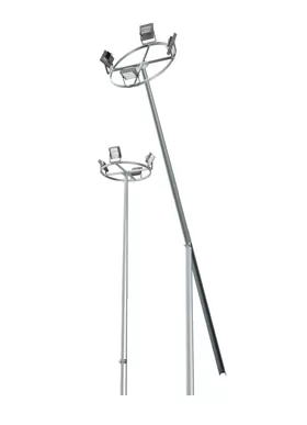 Poste plegable octogonal