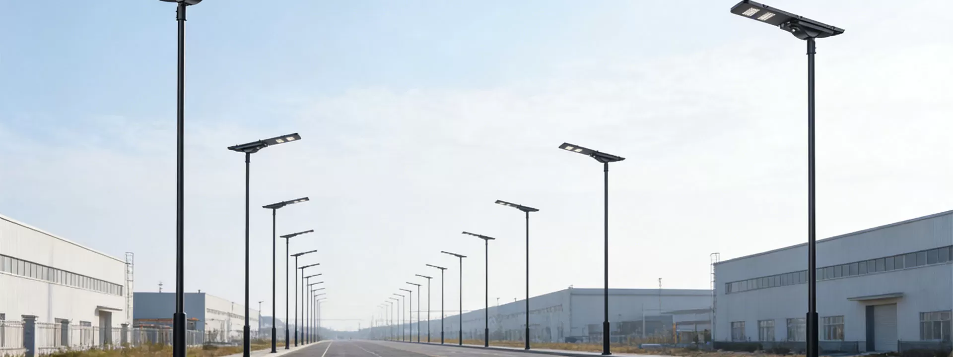 Aplicación del producto de las luces de calle solares IoT