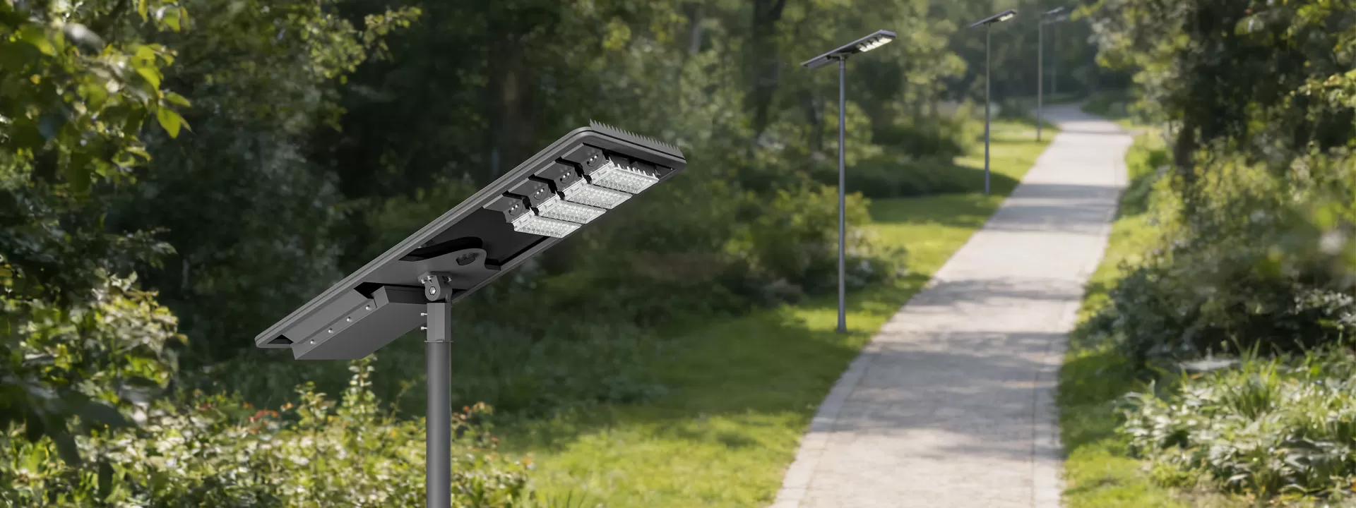 Aplicación del producto de la nueva luz de calle solar todo en uno
