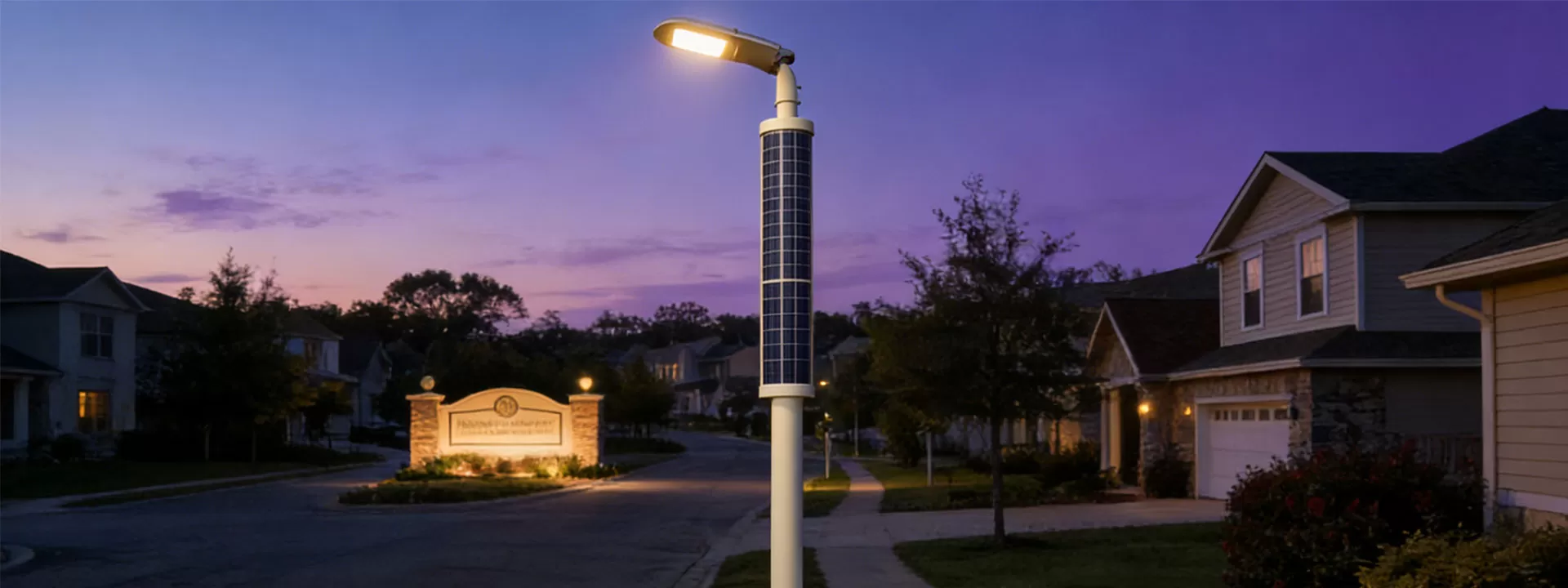 Aplicaciones del producto de la luz solar semiflexible del poste