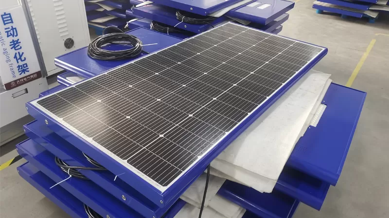 Producción de paneles solares