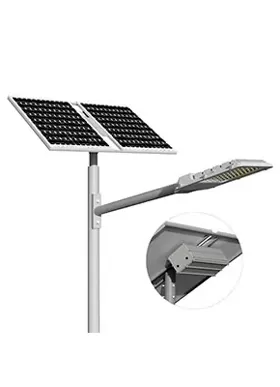 Luz de calle solar con batería de litio