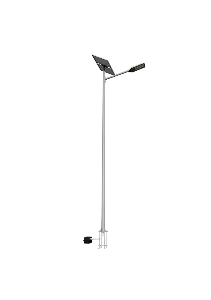 Farola solar con batería de gel