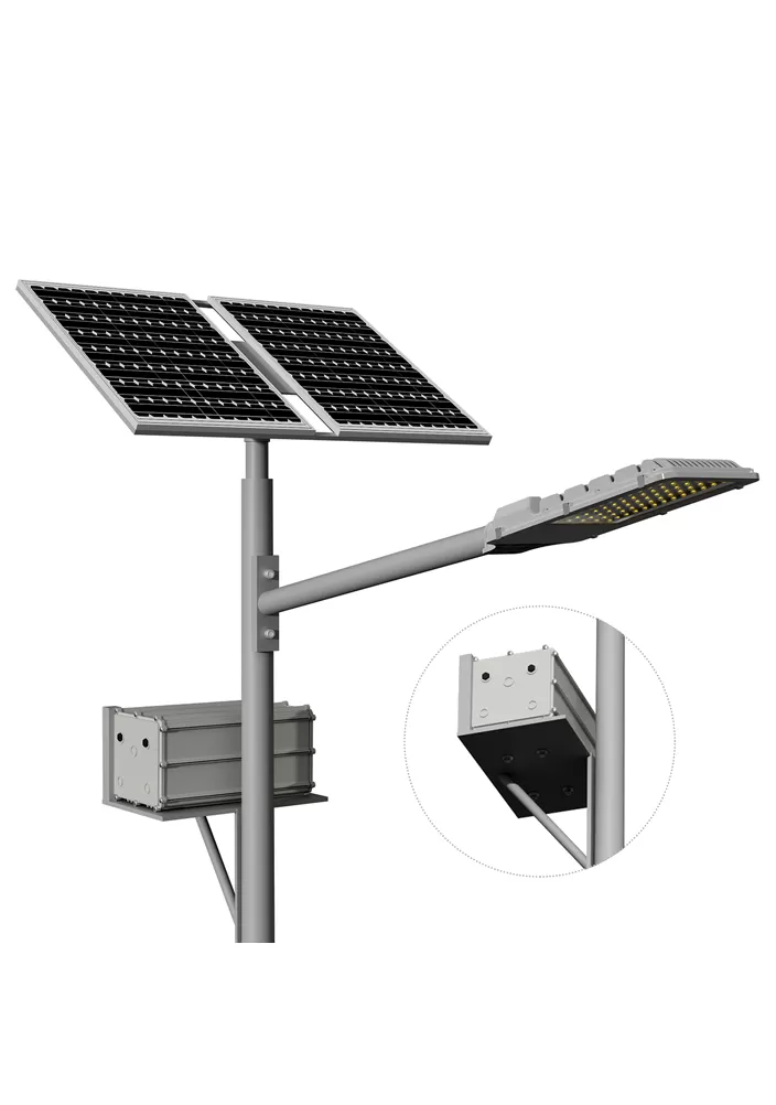 Luz de calle solar con batería de gel
