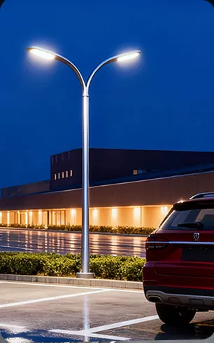 Luz de calle solar con poste y precio de la batería