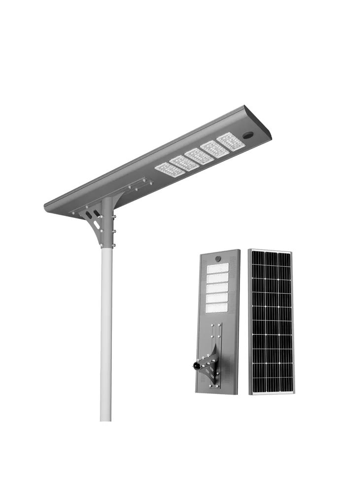 Farola solar con control remoto