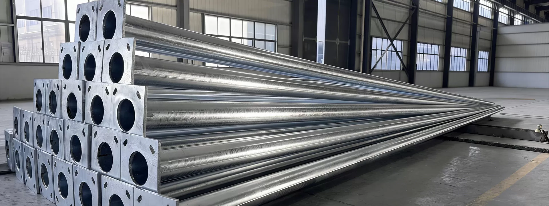 Aplicaciones adecuadas de polos galvanizados